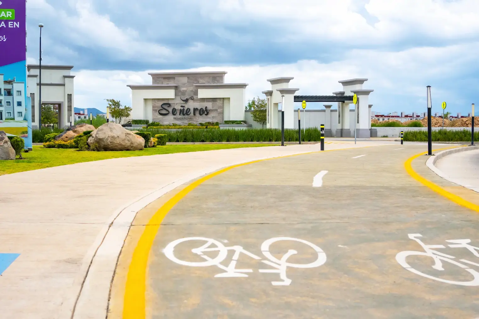 Ciclovía que une las privadas