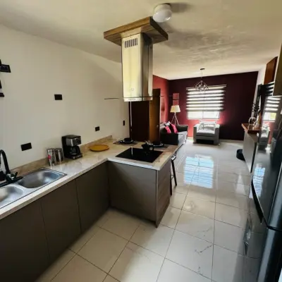 Sala y comedor del departamento Corvina